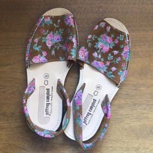 Jeffrey Campbell Sandals - Floral Suede